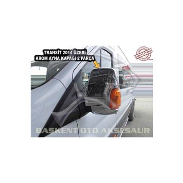 Ford Transit 2013 Üzeri Krom 2 Parça Ayna Kapağı