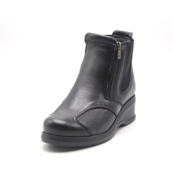 Forelli 25-652 Siyah Deri Kadın Bot