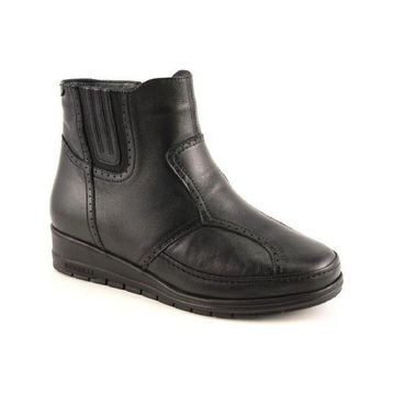 Forelli 25157-H Siyah Kadın Hakikki Deri Bot
