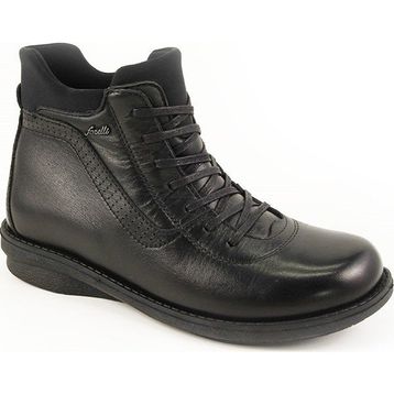 Forelli 28553-G Kadın Siyah Deri Comfort Bot