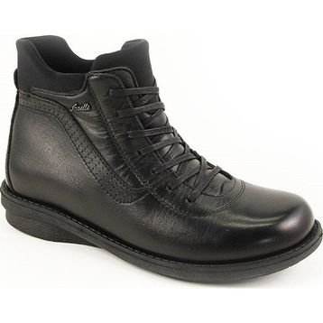 Forelli 28553 Siyah Deri Comfort Kadın Bot