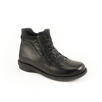 Forelli 28553 Siyah Deri Comfort Kadın Bot