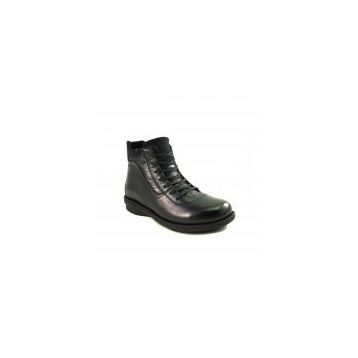 Forelli 28553 Siyah Deri Comfort Kadın Bot