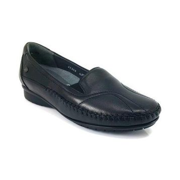 Forelli 51302 Lady-G Siyah Comfort Deri Kadın Günlük Ayakkabı