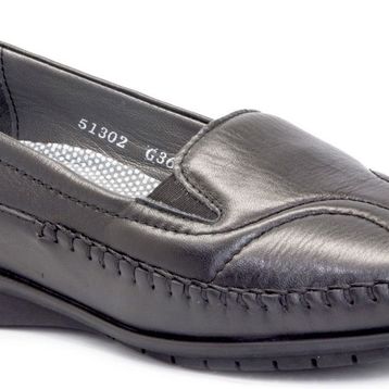 Forelli 51302 Siyah Anatomik Kadın Ayakkabı