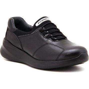 Forelli 54501-G Sandra Siyah Kadın Günlük Deri Comfort Ayakkabı