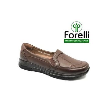 Forelli Dilmen Taba Hakiki Deri Ortopedik Comfort Kadın Casual Ayakkabı