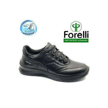 Forelli Proof 46115M Waterproof Deri Siyah Erkek Günlük Ayakkabı
