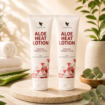 Forever Living Aloe Heat Lotion 2x118 ml Masaj Kremi