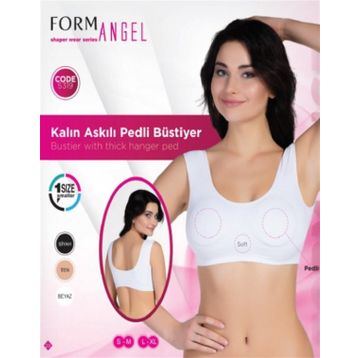 Form Angel 5319 Kalın Askılı Pedli Büstiyer