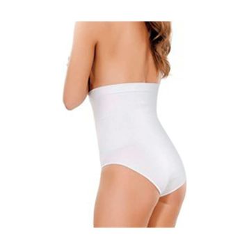 Form Time 1008 Beyaz Korseli Yüksek Bel Slip Kadın Külot