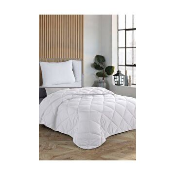 Formeya Beyaz Tek Kişilik 155x215 cm Yastık ve Yorgan Seti