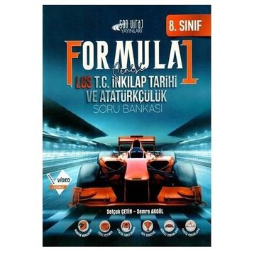 Formula 8. Sınıf T.C. İnkılap Tarihi ve Atatürkçülük Soru Bankası-Son Viraj Yayınları
