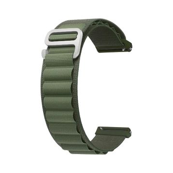 Forzacase FC156 Yeşil 22 mm Universal Kancalı Kumaş Akıllı Saat Kayış Kordon