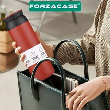 Forzacase FC942 Kırmızı Yeni Japon Tarzı Paslanmaz Çelik 500 ml Sıcak Soğuk Tutan Çay Kahve Su El Termosu