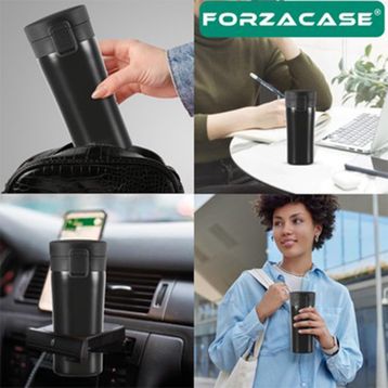 Forzacase FC942 Yeşil Yeni Japon Tarzı Paslanmaz Çelik 500 ml Sıcak Soğuk Tutan Çay Kahve Su El Termosu