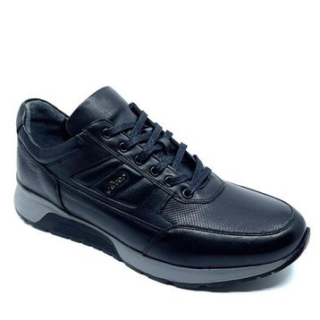 Fosco 2720 306 Siyah Hakiki Deri Sneaker Ayakkabı