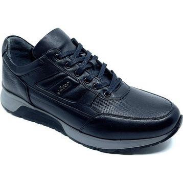 Fosco 2720 306 Siyah Hakiki Deri Sneaker Ayakkabı