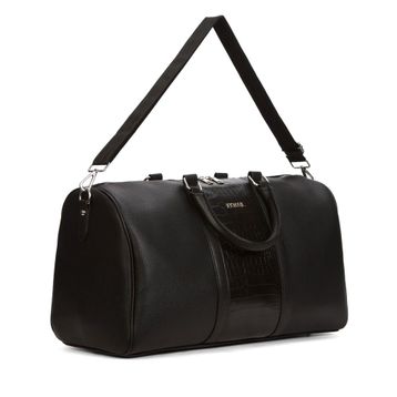 Fossil 2001 Siyah Vegan Deri Silindir Model El Valizi