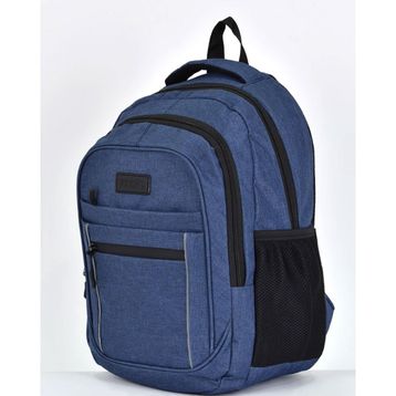 Fossil 9501 Lacivert Unisex Çok Gözlü Günlük Seyahat Okul Sırt Çantası