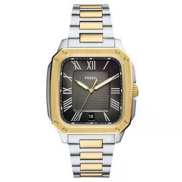 Fossil FFS6123 Altın Metalik Gri Erkek Kol Saati