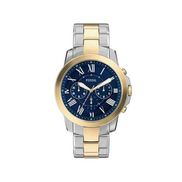 Fossil FFS6132 Altın Metalik Gri Erkek Kol Saati