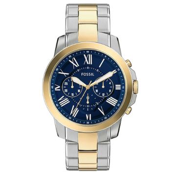 Fossil FFS6132 Altın Metalik Gri Erkek Kol Saati