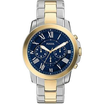 Fossil FFS6132 Altın Metalik Gri Erkek Kol Saati