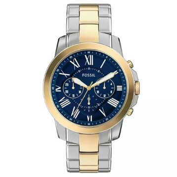 Fossil FFS6132 Altın Metalik Gri Erkek Kol Saati