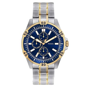 Fossil FFS6146 Altın Metalik Gri Erkek Kol Saati