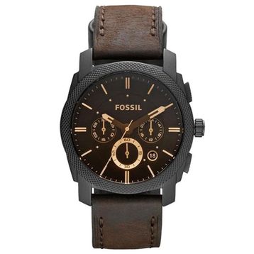 Fossil FS4656 Kahverengi Analog Deri Kayış Spor Erkek Kol Saati