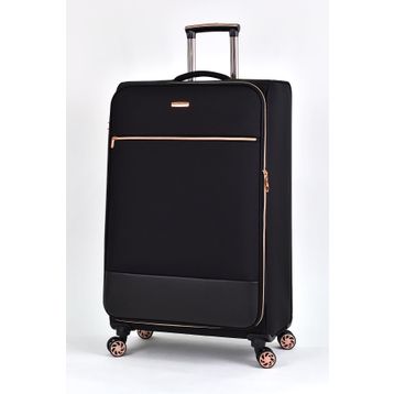 Fossil FSL027 Ultra Light Siyah Büyük Kumaş Valiz