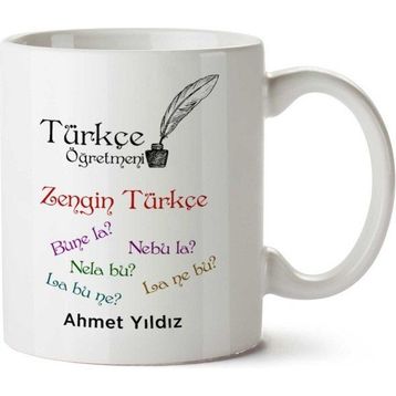 Fotomonark Türkçe Öğretmeni Kupa Bardak