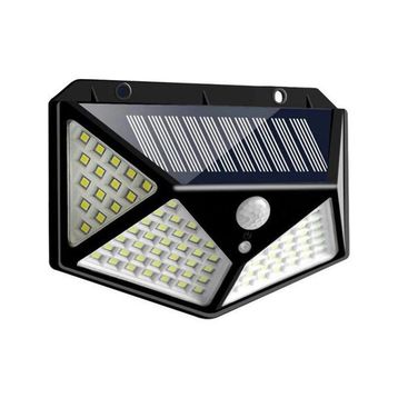 Fotoselli Projektör 100 Led Sensörlü Güneş Enerjili Solar Duvar Kapı Lambası