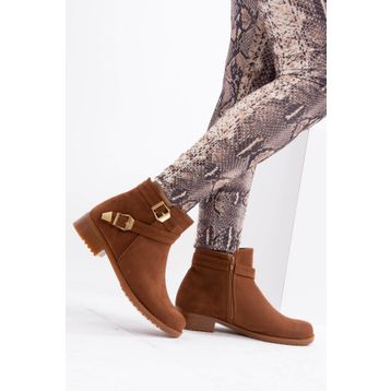 Fox Shoes A726193402 Taba Altın Kadın Bot