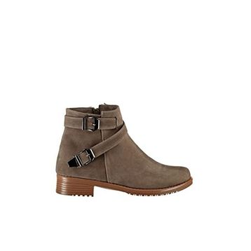 Fox Shoes A726193402 Vizon Süet Kadın Bot