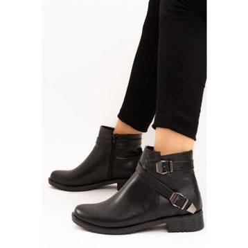 Fox Shoes A726193409 Siyah Kadın Bot