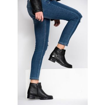 Fox Shoes A726193409 Siyah Kadın Bot
