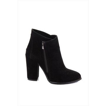 Fox Shoes A922640802 Siyah Süet Kadın Bot