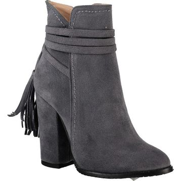 Fox Shoes A922803902 Gri Süet Kadın Bot
