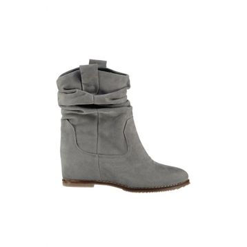 Fox Shoes C735041202 Gri Süet Kadın Bot