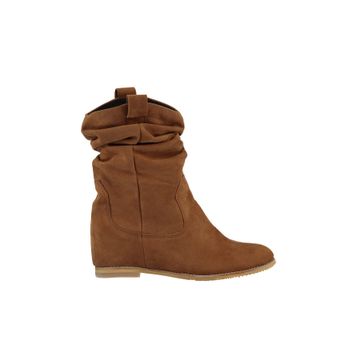 Fox Shoes C735041202 Taba Süet Kadın Bot