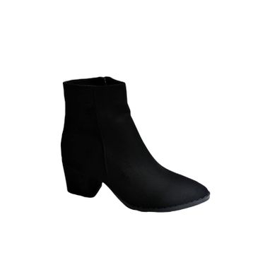 Fox Shoes L251089302 Siyah Süet Kadın Bot