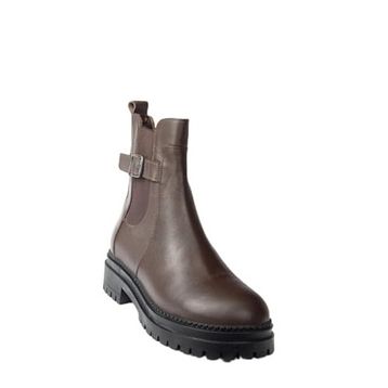 Fox Shoes N555257203 Kahverengi Hakiki Deri Günlük Kadın Bot
