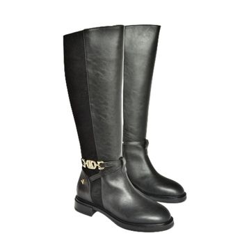 Fox Shoes T973000909 Siyah Alçak Tabanlı Kadın Çizme