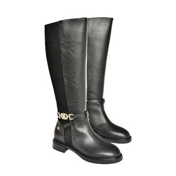 Fox Shoes T973000909 Siyah Alçak Tabanlı Kadın Çizme