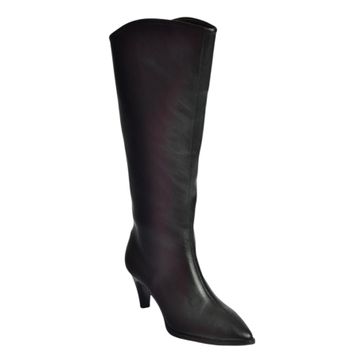 Fox Shoes V404021109 Siyah Alçak Topuklu Kadın Çizme