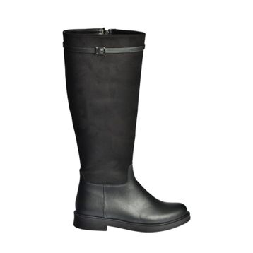Fox Shoes V726721502 Siyah Süet Günlük Kadın Çizme
