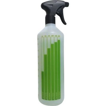 Fra Ber Kimyasal Dayanıklı Yeşil 1000 ml Ölçekli İthal Sprey Başlıklı Şişe