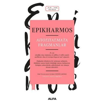 Fragmanlar - Epikharmos